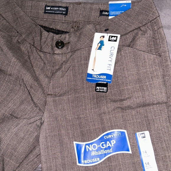 Brown Lee Curvy Fit trousers - Picture 4 of 6